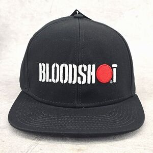New BLOODSHOT Valiant Hat Script Logo Snapback‎ Black One Size Cap
